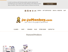 Tablet Screenshot of ju-jumonkey.com